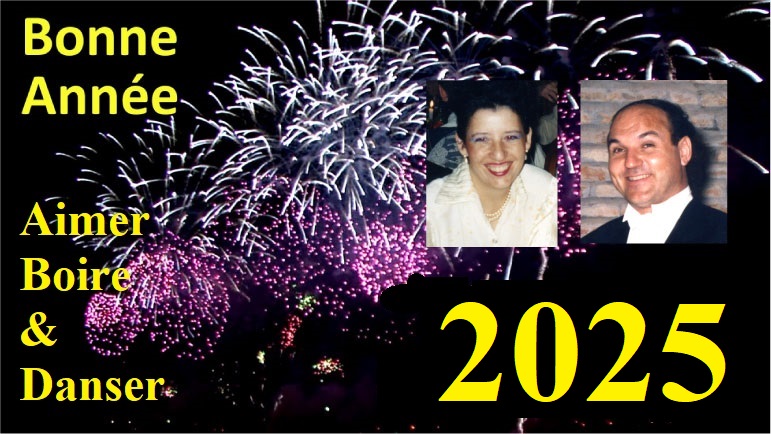 Pour cette Nouvelle année 2025, nous vous souhaitons, santé,  bonheur, réussite et sérénité; selon notre devise: Aimer boire et danser à Toulouse